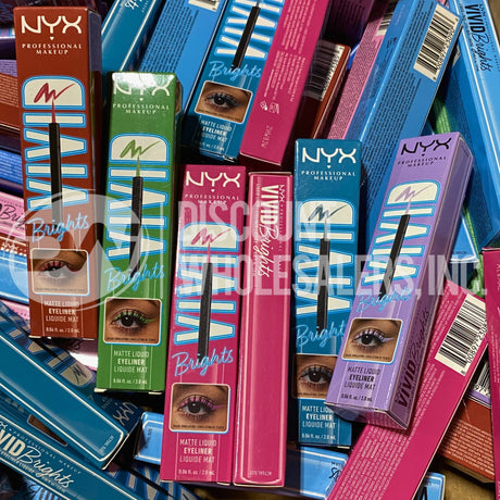 NYX Brights Matte Liquid Eyeliners Different Shades (200 Pcs Lot)
