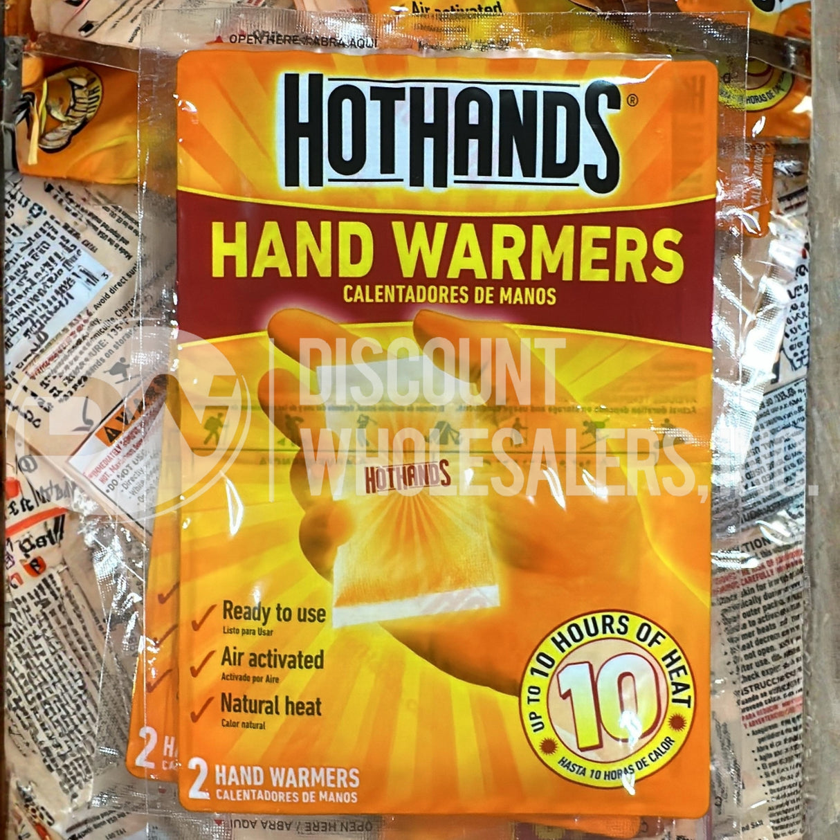 Hothands Hand Warmers Individual Pack Of 2 Up To 10 Hrs Of Heat (290 Pcs Lot)