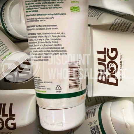 Bulldog Mens Skincare and Grooming Original Shave Gel, 5.9 Fl (600 Pcs Lot)