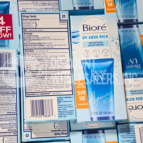 Biore UV Aqua Rich 1.7 FL (430 Pcs Lot)