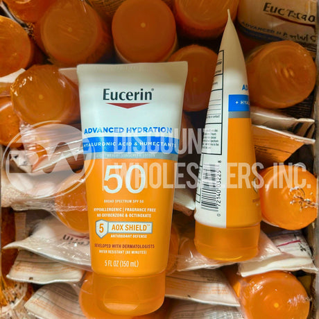 Eucerin Advanced Hydration SPF 50 Broad Spectrum 5 Oz Fl (114 Pcs Lot)