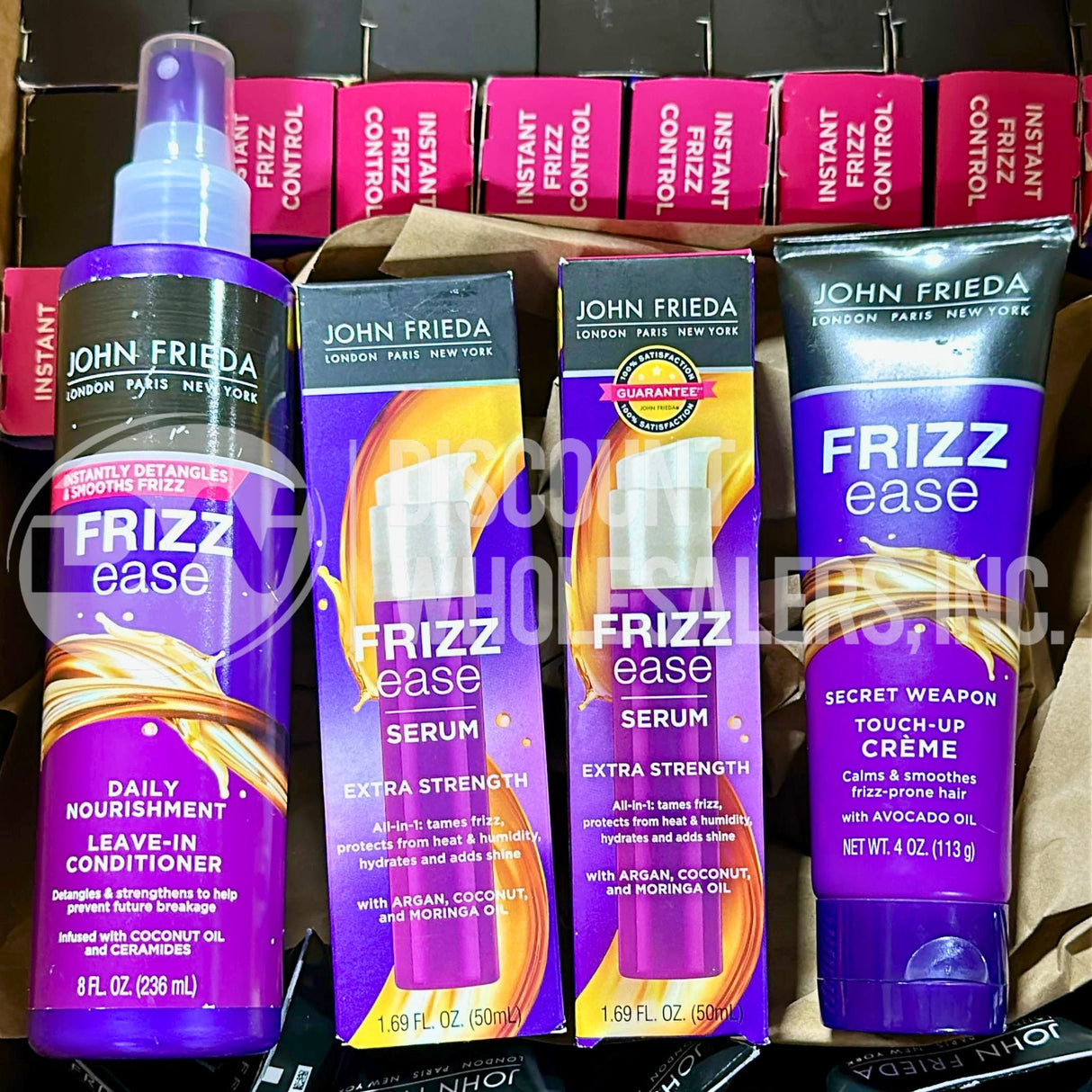 John Frieda Frizz Ease Assorted Different Sizes (84Pcs Lot)