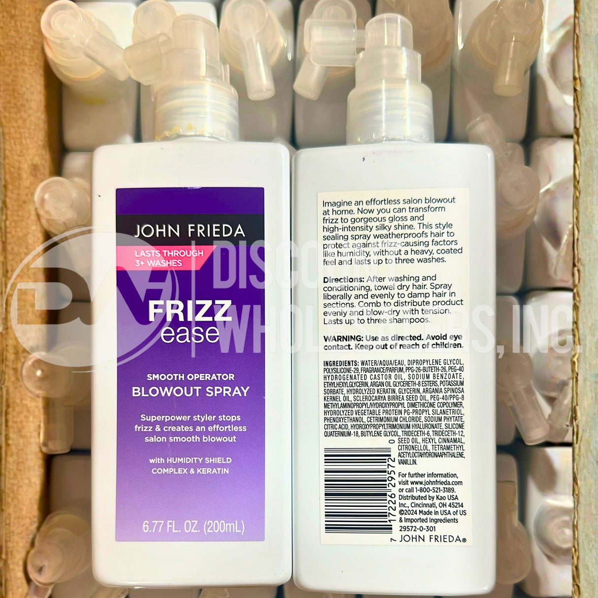 John Frieda Frizz Ease Smooth Operator Blowout Spray w/ Keratin 6.77 Fl Oz (140 Pcs Lot)