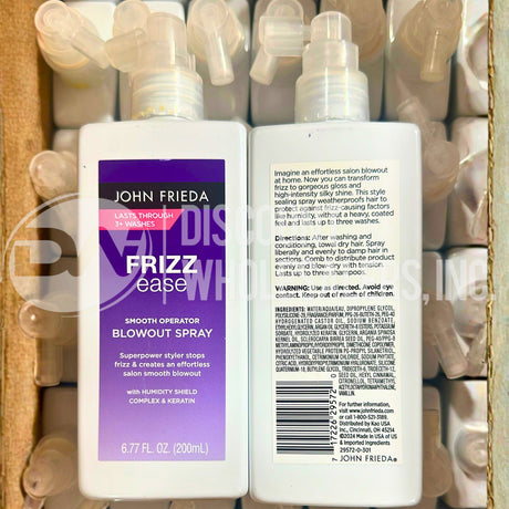 John Frieda Frizz Ease Smooth Operator Blowout Spray w/ Keratin 6.77 Fl Oz (140 Pcs Lot)