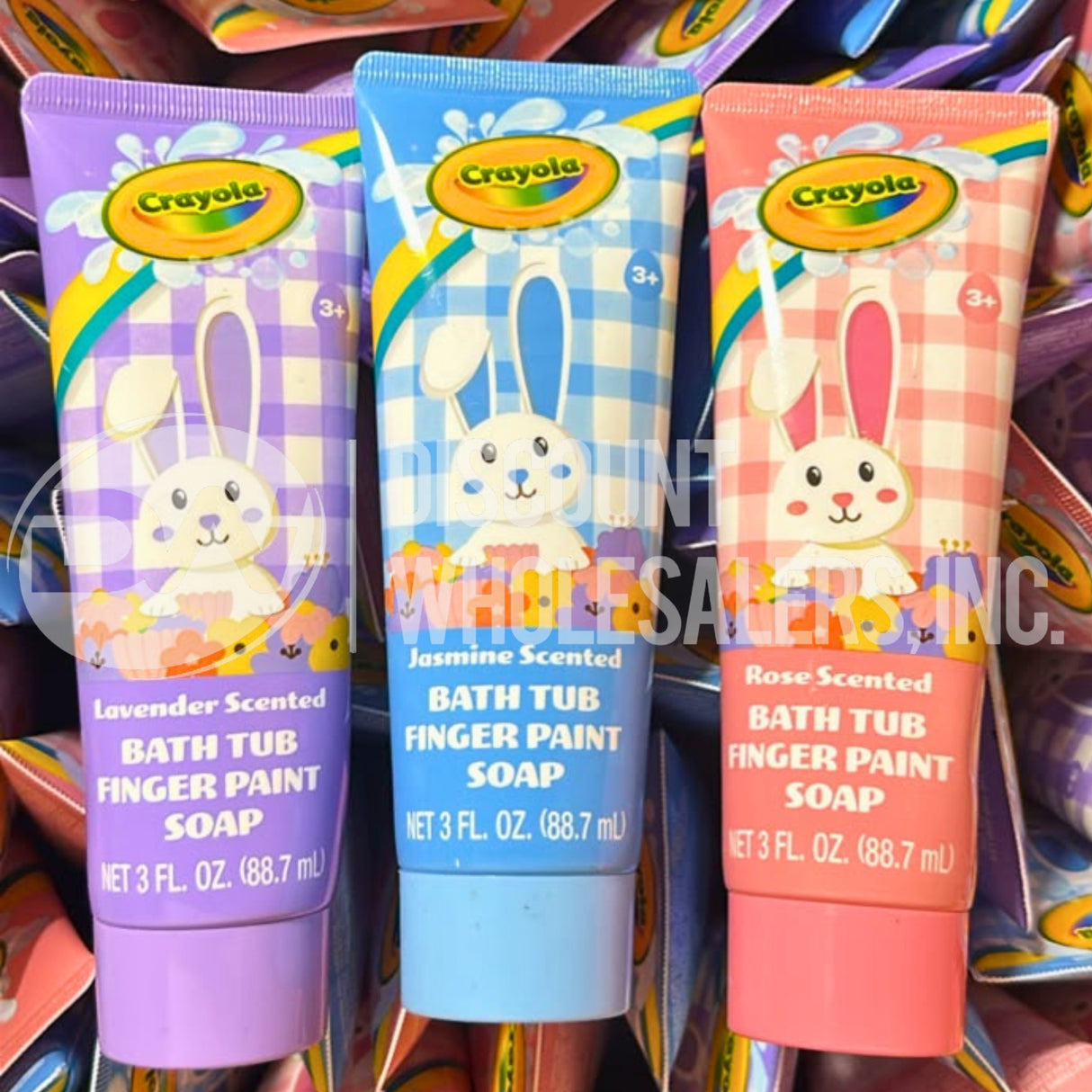 Crayola Kids Bathtub Bunny Finger Paint Soap Mix 3 oz (200 Pcs Lot)