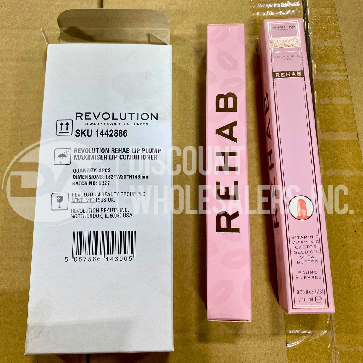 Revolution Rehab Lip Plump Maximiser Lip Conditioner (72 Pcs Lot)