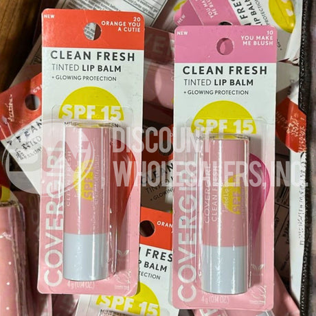 Covergirl Clean Fresh Tinted Lip Balm Assorted SPF 15- 0.14 oz (105 Pcs Lot)