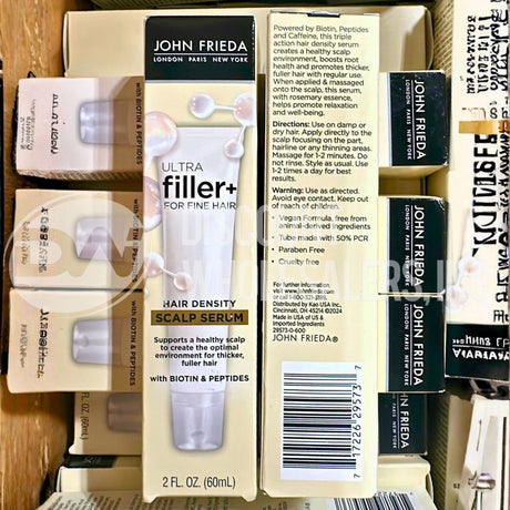 John Frieda Ultrafiller + Hair Density Scalp Serum for Fine Hair, Volumizing Hair 2FL (140 Pcs Lot)