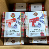 The Original Fun Workshop-Super Cash Cannon w/ 100 Fake Bills (155 Pcs Lot)