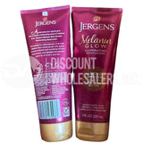 Jergens Melanin Glow Illuminating Moisturizer Cocoa & Shea Butters 7 Oz (128 Pcs Lot)