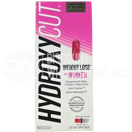 Hydroxycut Weight Loss + Women Biotin Collagen Folate Iron 60 Liquid Caps (70 Pcs Lot)