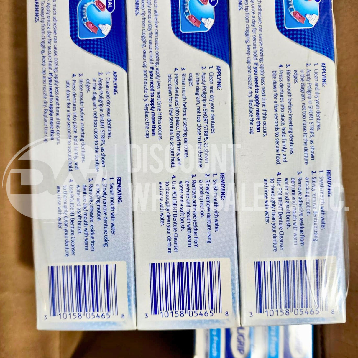 Poligrip Denture Adhesive Cream Super Strong All-Day (48 Pcs Lot)
