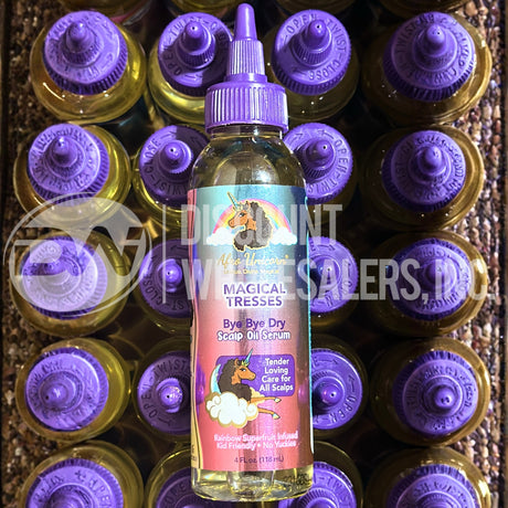 Magical Tresses Afro Unicorn Bye Bye Dry Scalp Serum 4 Oz (80 Pcs Lot)
