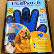 True Touch Five 260 Silicone Grooming Tips Finger Deshedding Glove Helps 