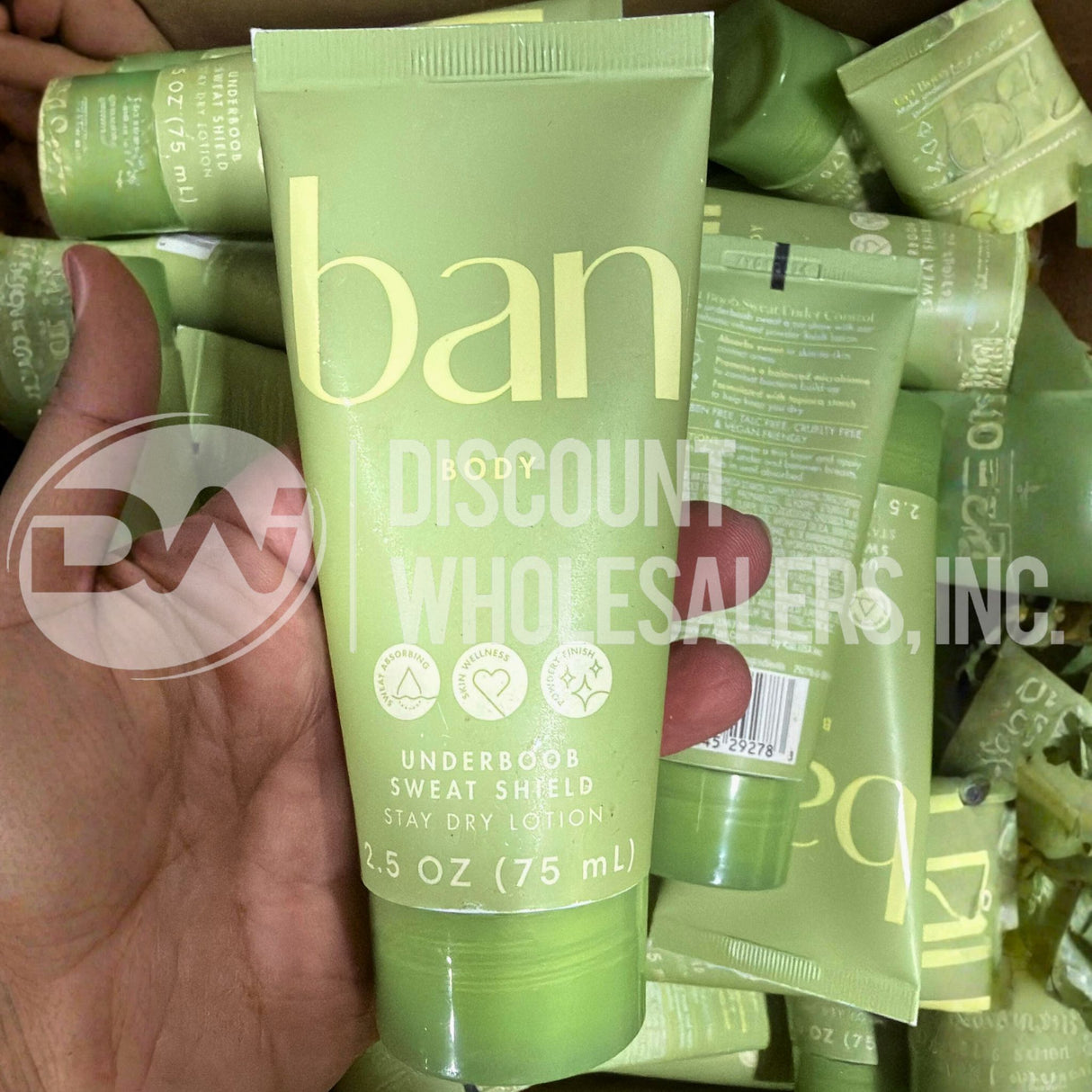 Ban body Underboob Sweat Shield Stay Dry Lotion 2.5 Fl. (100 Pcs Lot)