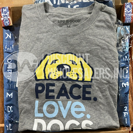 Life Is Good Assorted T-Shirts Different Sizes And Colors (75 Pcs Lot)