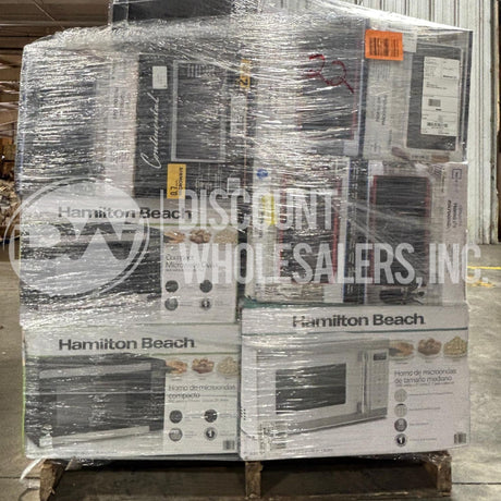 Assorted Brand Name Microwaves – Wholesale Liquidation Lot – 437 Units Per Truck