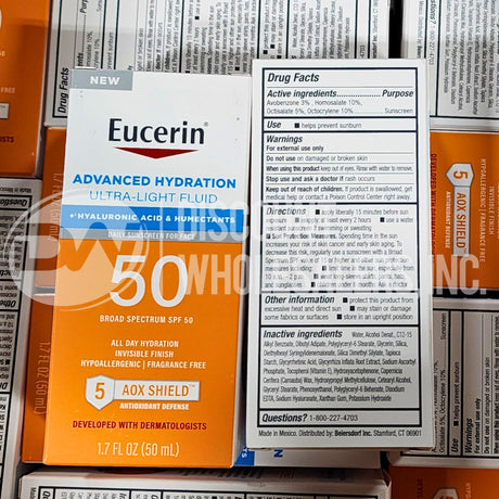 Eucerin 50 Broad Spectrum 5 Aox Shield (402 Pcs Lot)