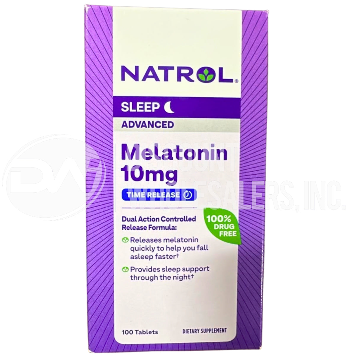 Natrol Melatonin 10mg Tablets Advanced Sleep Dietary Supplement (70 Pcs Lot)