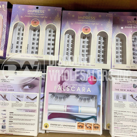 Kiss Impress Limited Edition Gift Sets Falscaras Mix (100 Pcs Lot)