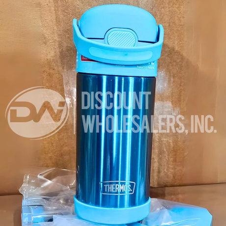 Thermos Funtainer Stainless Steel Vacuum Insulated Kids Straw Bottle 12 Oz. (60 Pcs Lot)