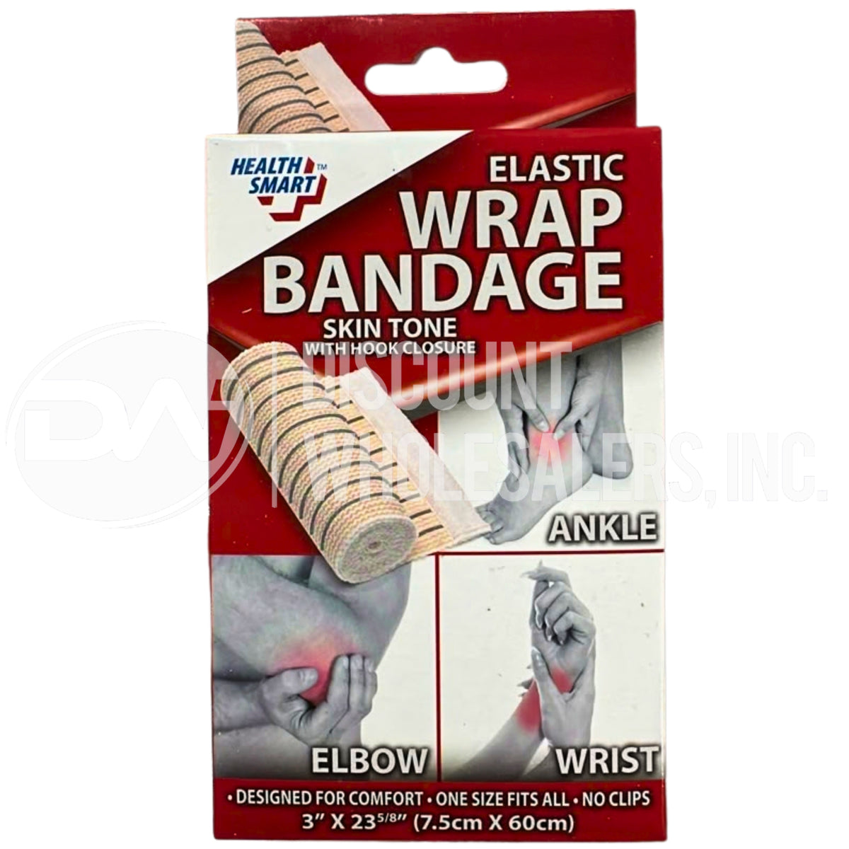 Health Smart Elastic Wrist Ankle and Elbow Support Wrap (82 Pcs Lot)