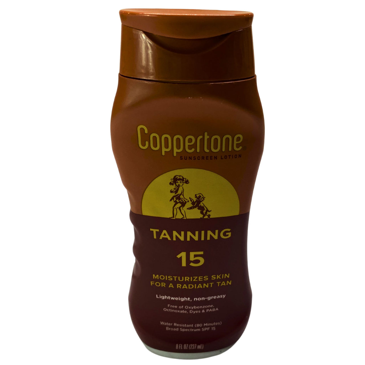 Coppertone Sunscreen Tanning Lotion SPF 15, 8oz, Moisturizing (72 Pcs Lot)