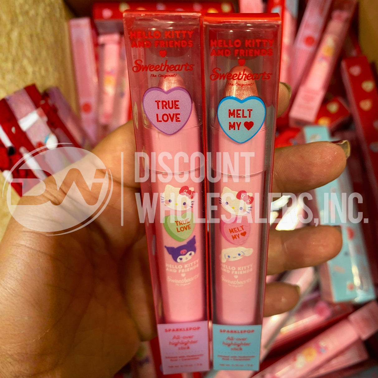 Creme Sparkle Pop All-Over Highlighter Stick Mix (100 Pcs Lot)