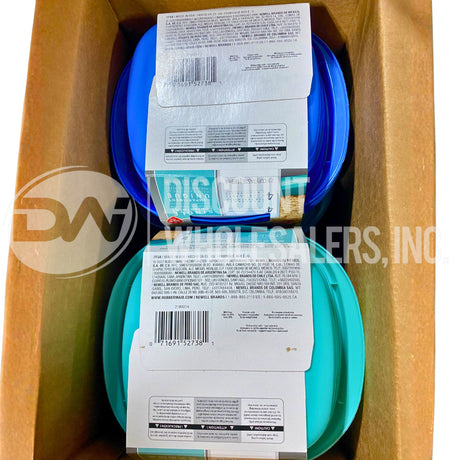 Rubbermaid Take Alongs Meal Prep 4 Sandwich Containers +4 Lids Two Different Colors (48 Pcs Lot)