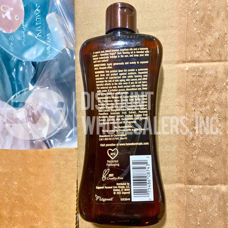 Hawaiian Tropic Oil dark Tanning Coconut Oil 8 Fl. (50 Pcs Lot)