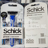 Schick Xtreme Hybrid Razor (620 Pcs Lot)