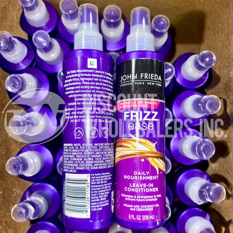 John Frieda Frizz Ease Daily Nourishment Leave-In Conditioner 8 Fl. Oz. (130 Pcs Lot)