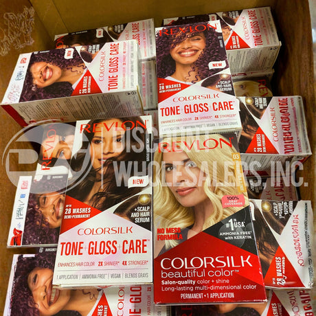 Revlon Colorsilk Tone+Gloss+Care Assorted Colors (50 Pcs Lot)