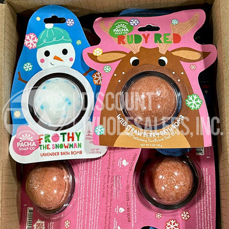 Pacha Soap Co. Bath Bomb Assorted (56 Pcs Lot)