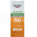 Eucerin Oil Control Face Sunscreen Lotion SPF 50 - 2.5oz 75ml (117 Pcs Lot)