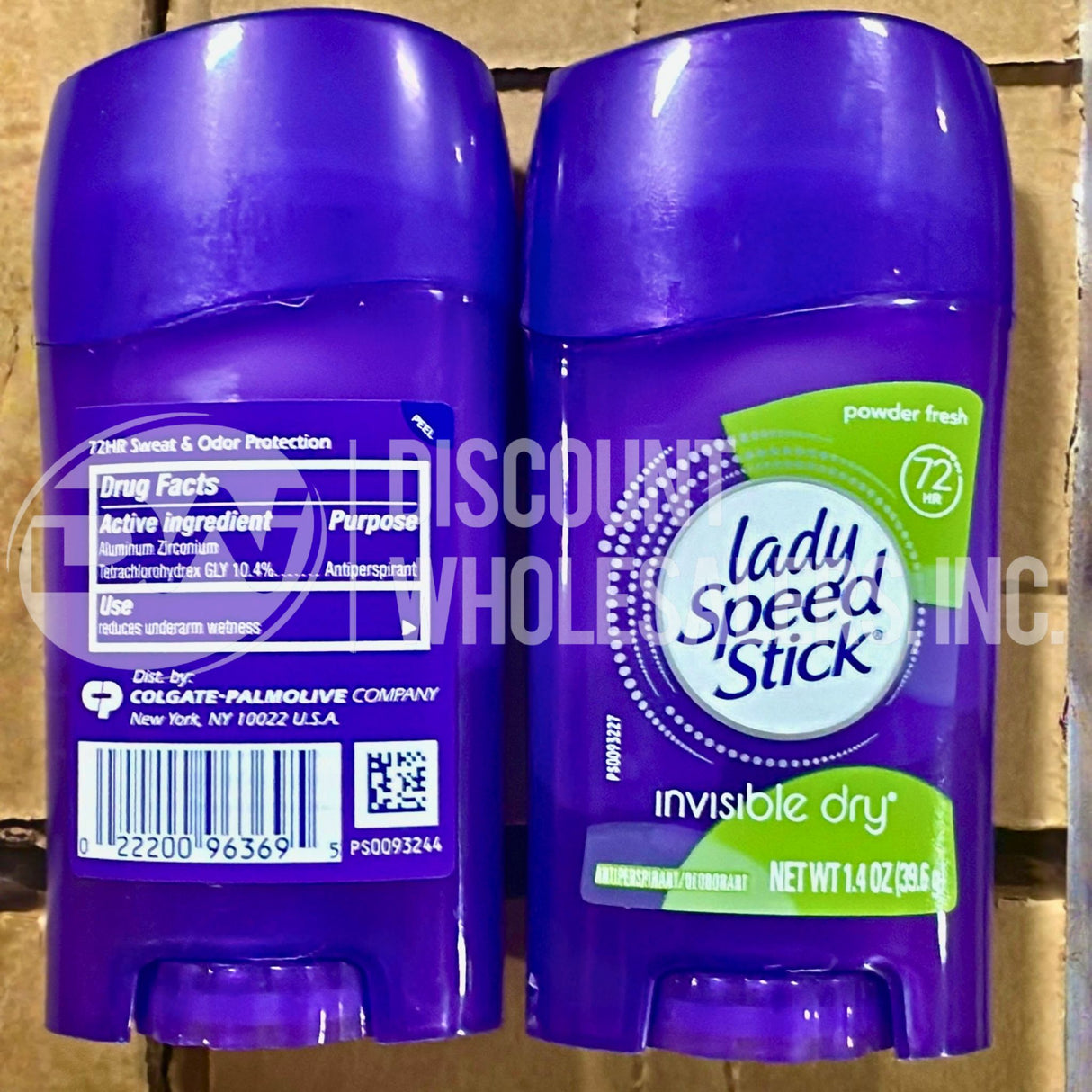 Lady Speed Invisible Dry Antiperspirant Deodorant Powder Fresh 1.4oz (480 Pcs Lot)