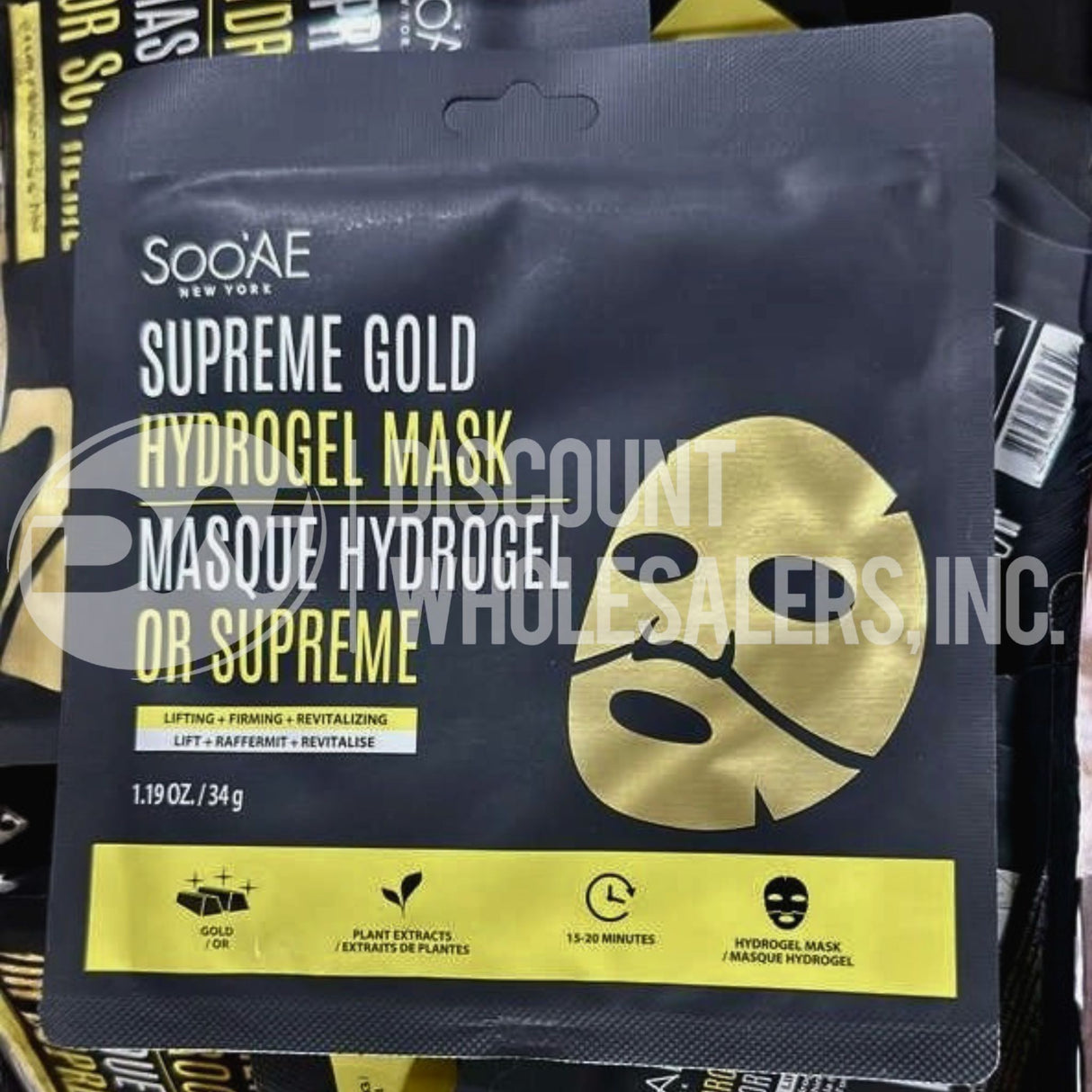 Soo Ae New York - Supreme Gold Hydrogel Mask 1.19OZ (150 Pcs Lot)