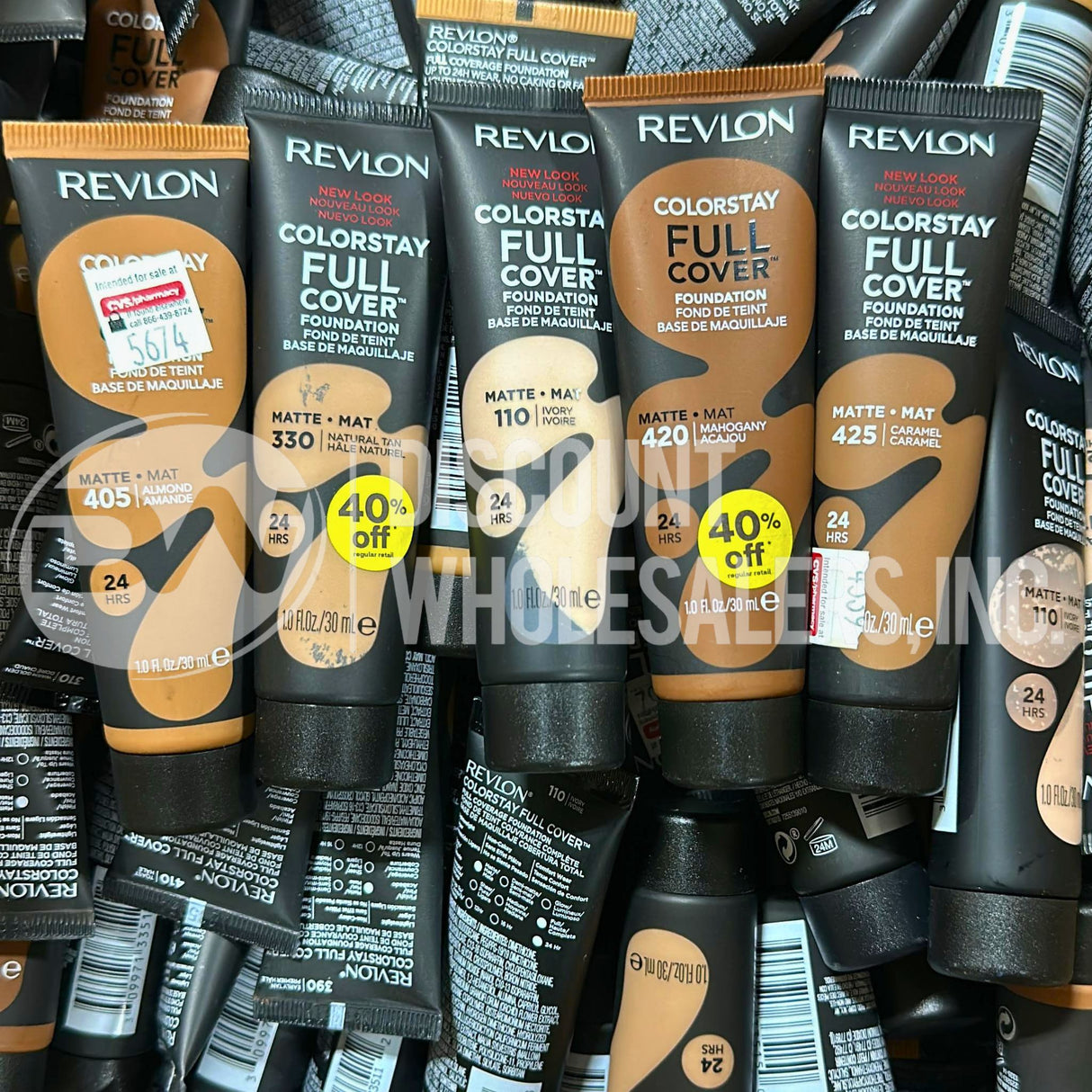 Revlon Colorstay Full Cover Foundation  Matte Assorted Mix 24HRS (500 Pcs Lot)