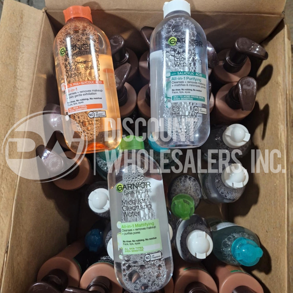 Garnier Micellar Cleansing Water And Tanning Conditioner Mix Different Sizes (60 Pcs Lot)