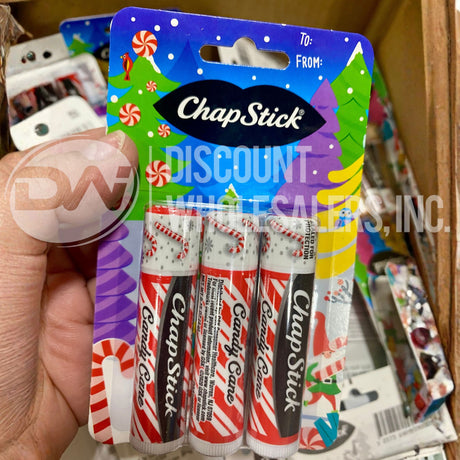 Chapstick Holiday Sugar Cookie and Candy Cane Assorted (600 Pcs Lot)