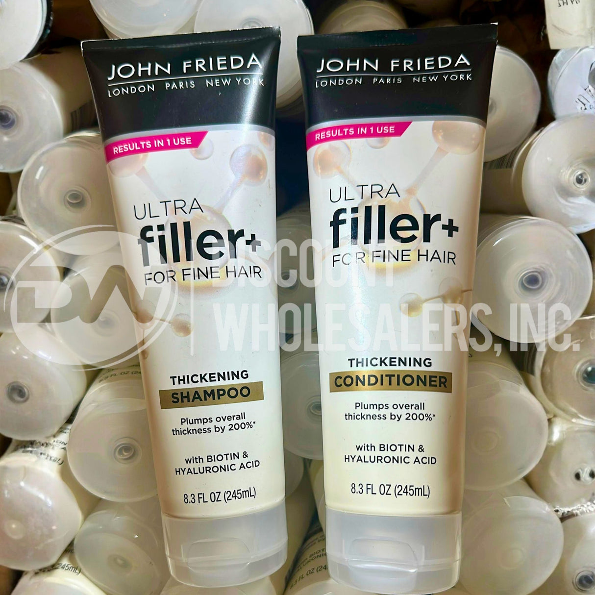 Pack John Frieda Ultra Filler Thickening Conditioner And Shampoo Mix  8.3 Oz (90 Pcs Lot)