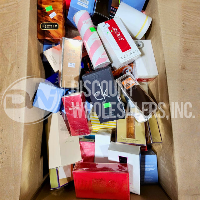 Perfumes Assorted For Women and Men Different Sizes (647 Pcs Lot)
