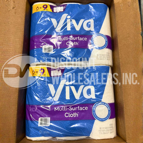 Viva Multi-Surface Cloth 6 Rolls (80 Pcs Per Pallet)