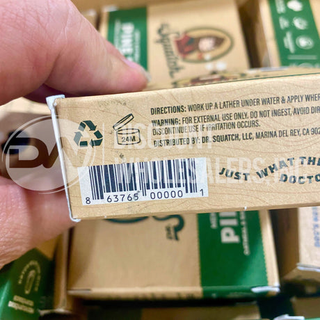 Dr.Squatch Men's Natural Soap Pine Tar 5 Fl. Oz. (80 Pcs Lot)