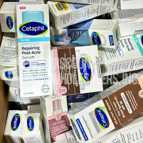 Cetaphil Assorted Day Cream, Repair Balm, Serums and More (70 Pcs Lot)