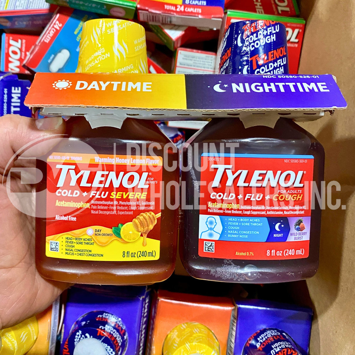 Tylenol Assorted Capsules and Liquid Medicine (100 Pcs Lot)