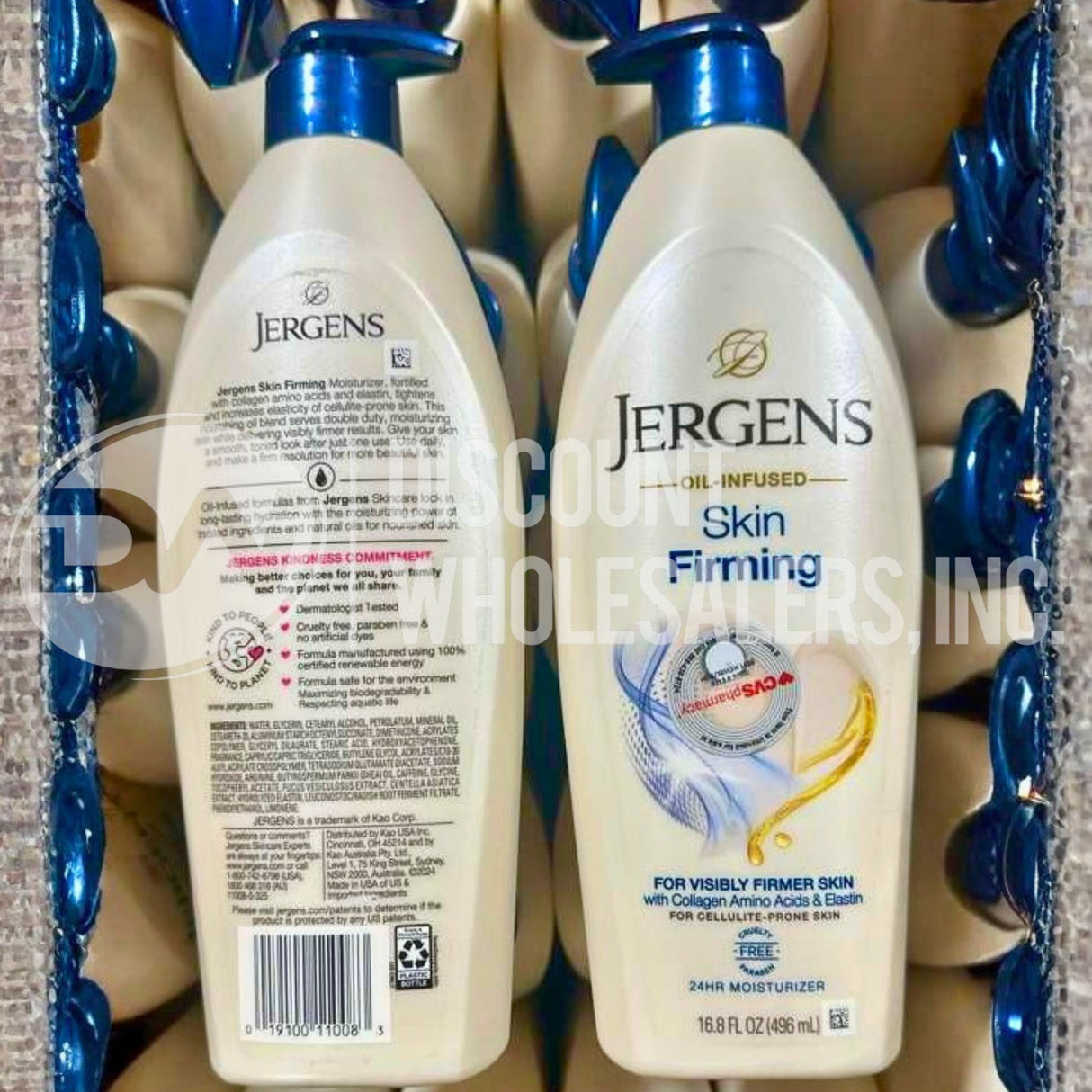 Jergens Skin Firming Body Lotion Collagen Elastin 16.8 Oz (72 Pcs Lot)