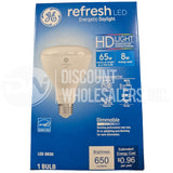 GE Refresh LED Daylight HD Light Bulb BR30 8W 65W Replacement 650 Lumen Dimmable (63 Pcs Lot)