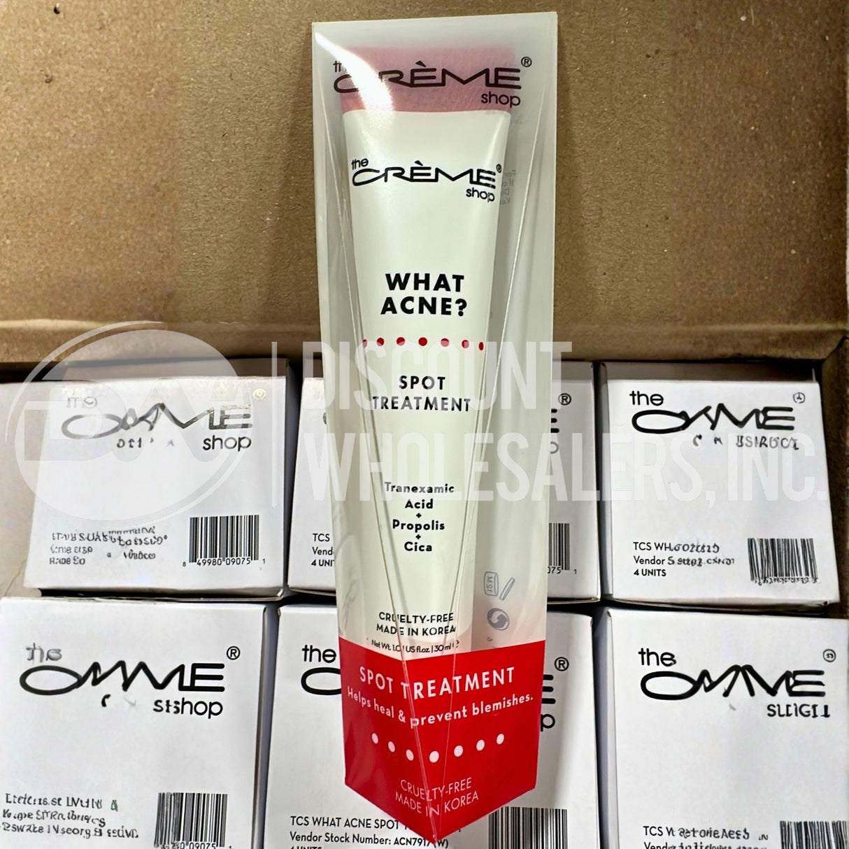 The Creme Shop What Acne Spot Treatment - Tranexamic Acid - 1.01 oz (144 Pcs Lot)