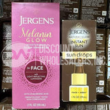 Jergens Mix Melanin Glow And Sun Drops Different Sizes (100 Pcs Lot)